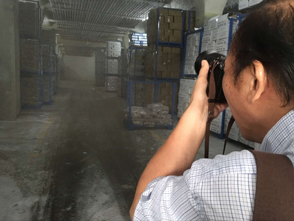 參觀冷鏈物流一號冷庫